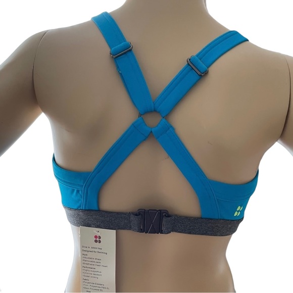 Sweaty Betty Medley Dive In Athletic Bikini Yoga Top 34 A to C cup - Picture 2 of 11